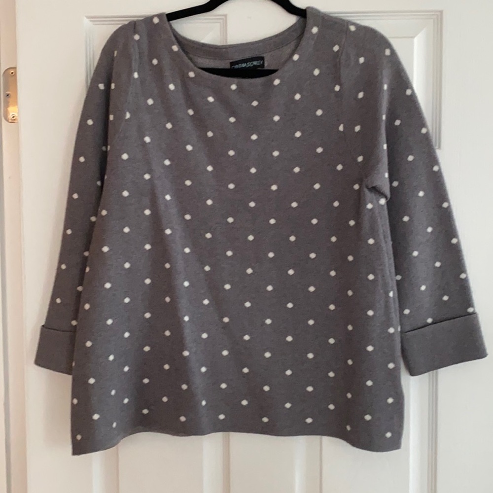 Cynthia Rowley polka-dot sweater